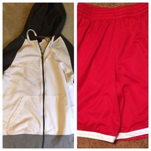 Hoodie and shorts bundle