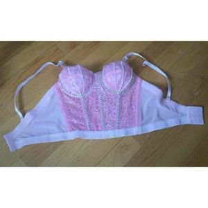 SOLD Pink Mermaid Embellished Bustier