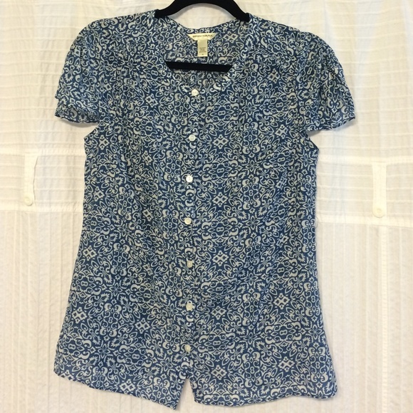 Banana republic button down top