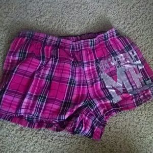 Pink Victoria secret sleeping shorts