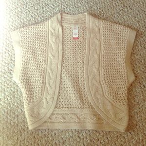Tan half cardigan 🐒 (child's)