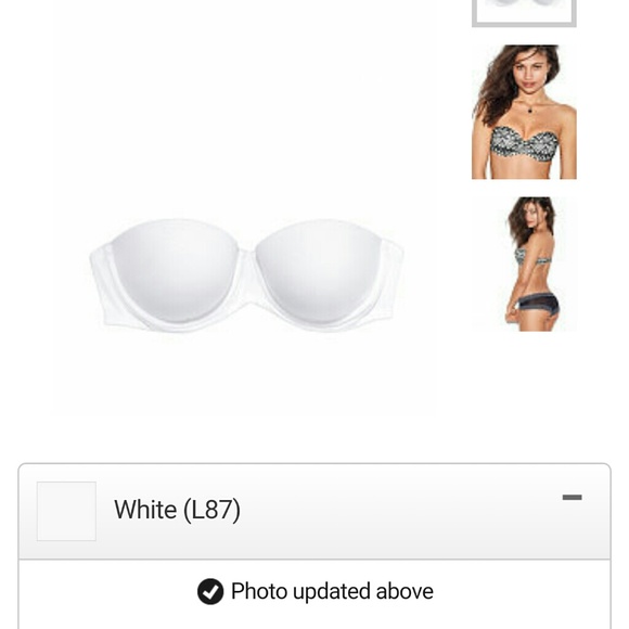 Strapless VS bra