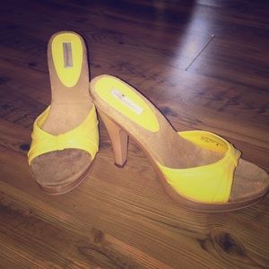 Yellow heels