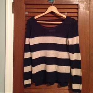 Stripped sweater (navy/white)
