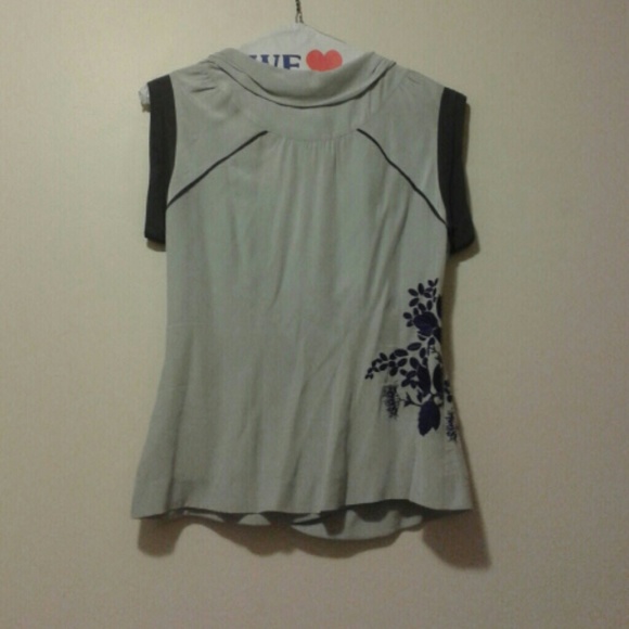 Anthropologie Rare Works of Glaciers Blouse - Picture 3 of 3