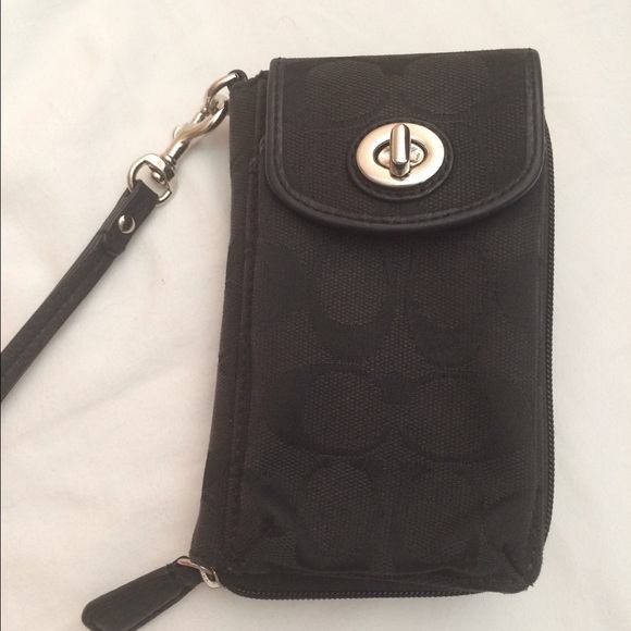 Coach Clutches & Wallets - Black coach wristlets