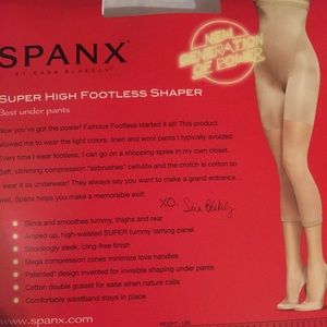 Spanx Nude super high footless shaper