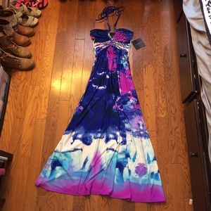 The dye blue dress ❤️