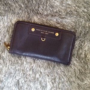 Marc by Marc Jacobs Eggplant Leather Wallet