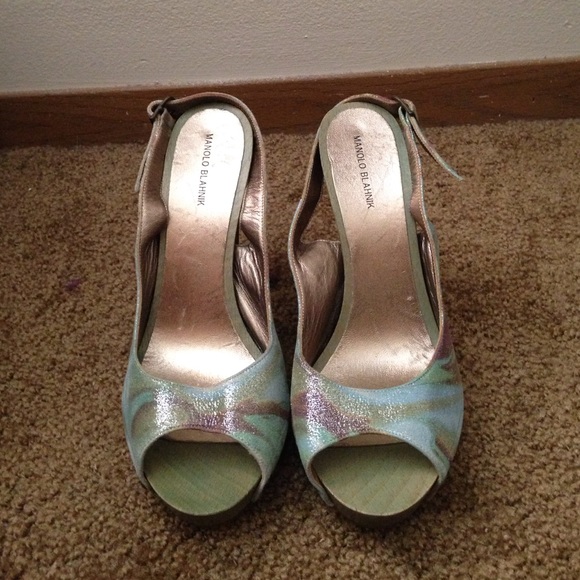 Manolo Blahnik sling backs