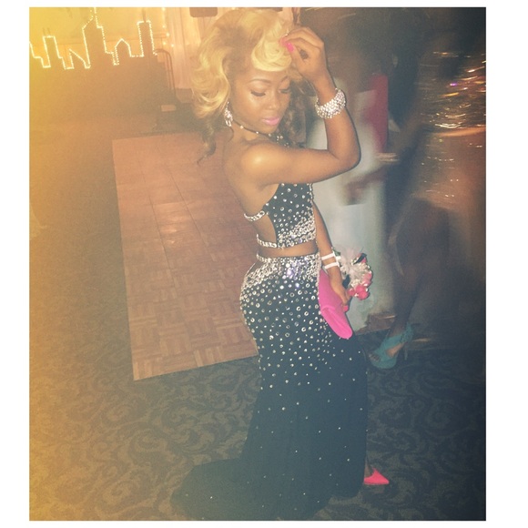 2 piece Jovani prom dress - Picture 3 of 4