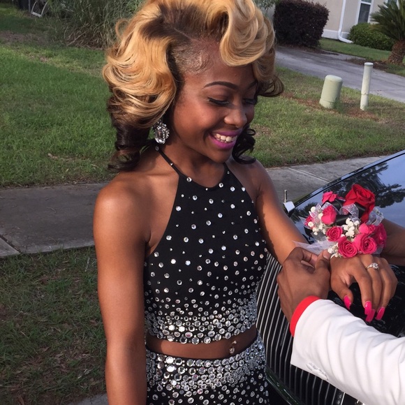 2 piece Jovani prom dress - Picture 4 of 4