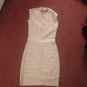 French connections light pink dress