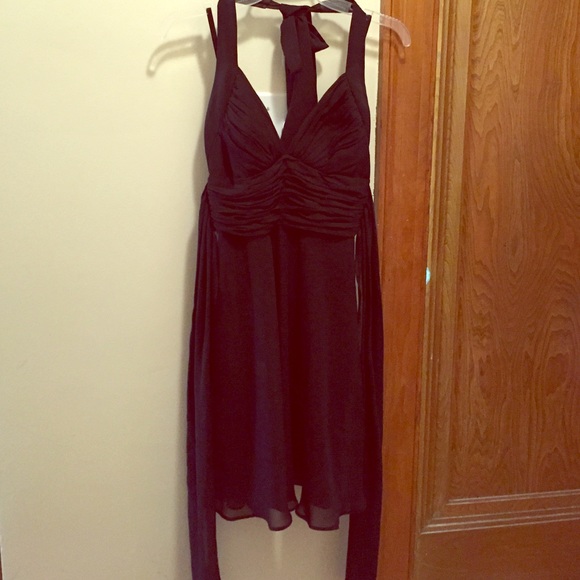 Black Halter Dress - White House Black Market - Picture 1 of 4