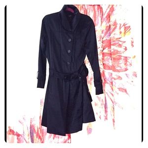 Midnight blue trench coat