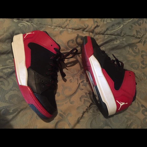 Size 1 preschool Jordan's red/black/white