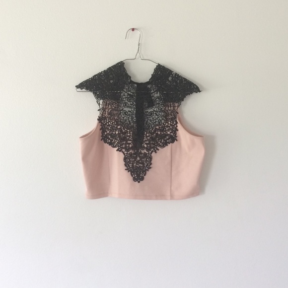 Lace crop top
