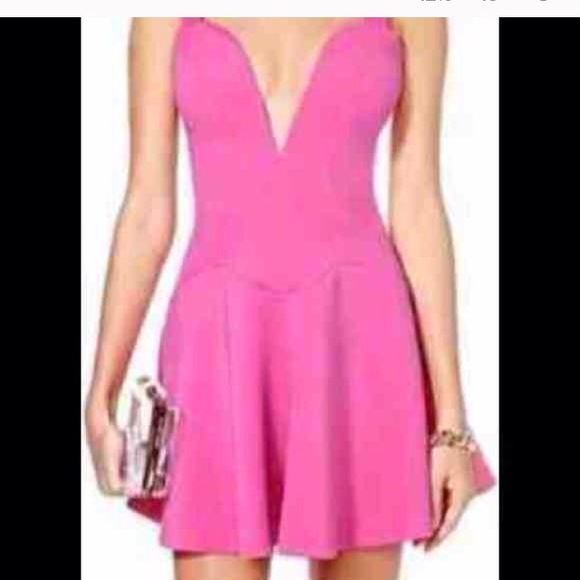 Nasty gal xl pink dress combined with L earlier