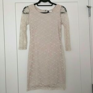 Delicate Off White Lacey Dress