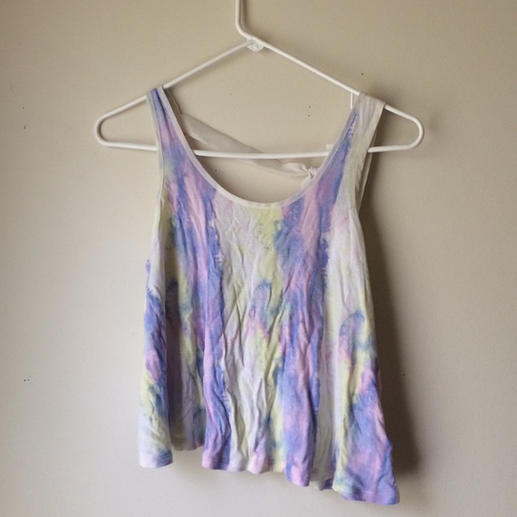 Urban Outfitters Open Back Crop Top