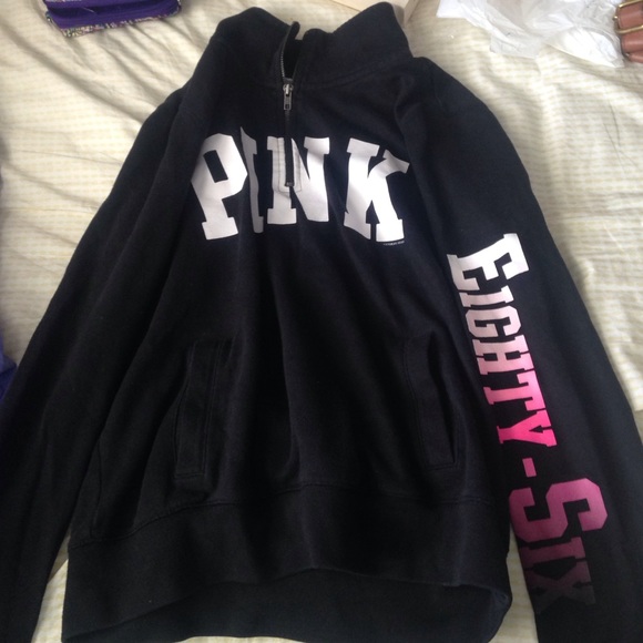 Pink quarter zip sweatshirt!