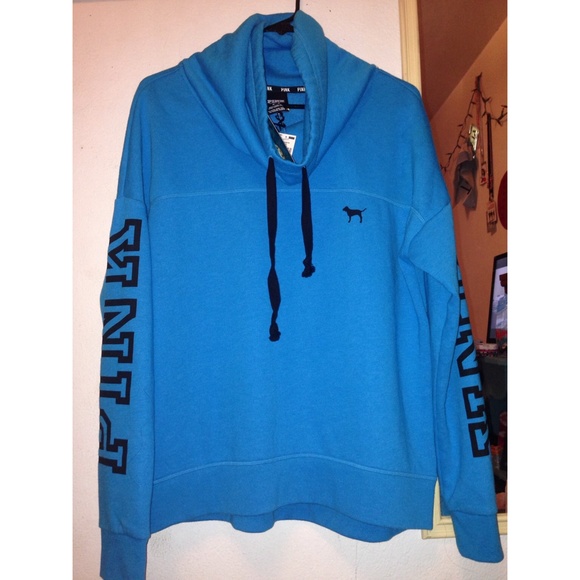 PINK medium cowl neck sweater