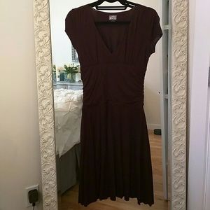 Maroon Jersey Knit Converse Dress