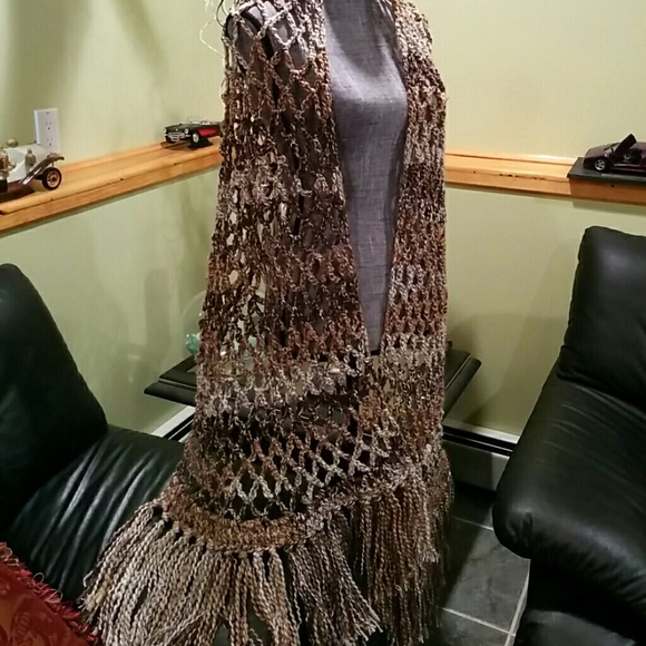 HP 8/15 NEW "THE TRICIA" HANDMADE SHAWL/WIDE SCARF - Picture 4 of 4