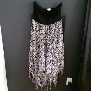 Strapless billabong dress
