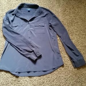 Grey collared shirt, VERY LIGHT
