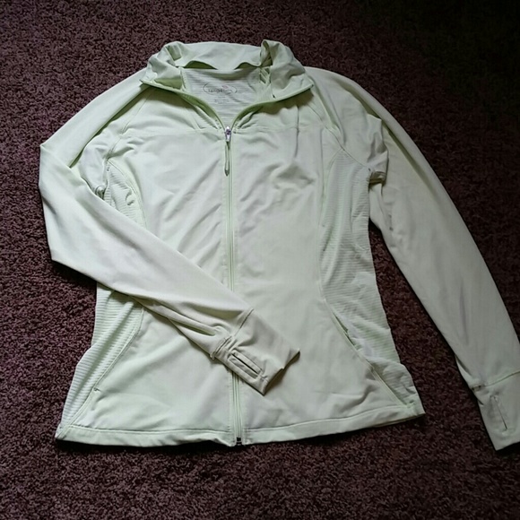 Green zip up sweatshirt