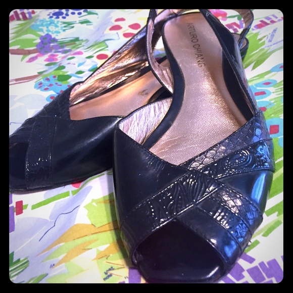 Peep Toe Slingback