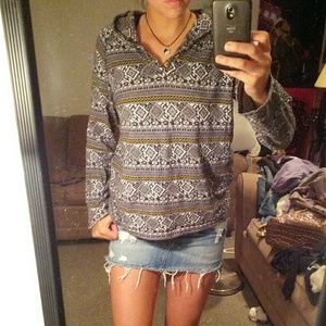 Black and white sweater