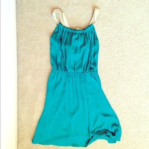 Silk Flare Dress with Back Bow