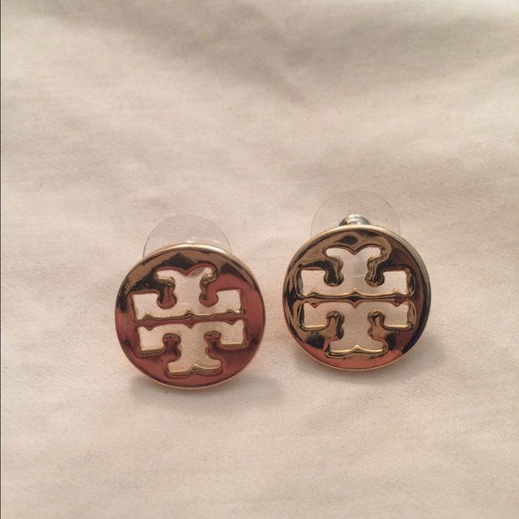 Tory burch button earrings