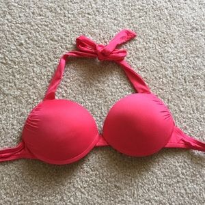 Bright Pink Mossimo Bikini Swim top | sz M
