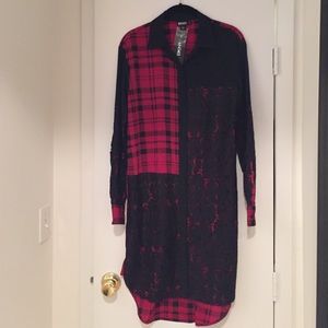 DKNY button down dress
