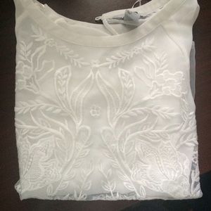 H&M embroider blouse
