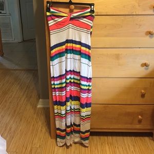 Roxy stripped beach dress