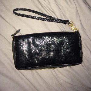 Black Coach wristlet