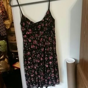 Floral mesh dress