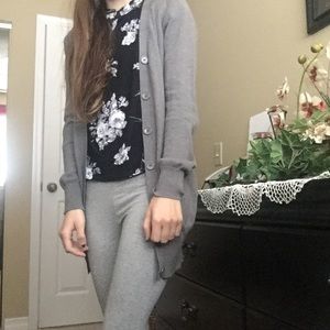 Grey cardigan