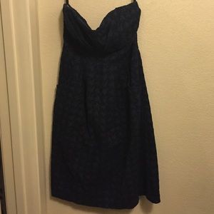 Dark navy blue dress, with pockets!