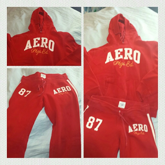 Aeropostale sweat set top and bottom