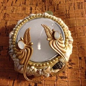 Vintage Brass Wing Earrings