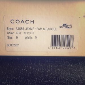 NWOT Coach sneakers