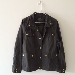 J Crew canvas jacket size M