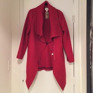 Never before worn DKNY drape coat