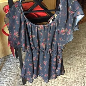 Xl flowing shirt, eyeshadow brand from bergners,