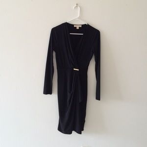 Michael Kors black wrap dress size Small